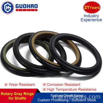 Vòng màu xám quay cho trục bị ăn mòn tốc độ cao